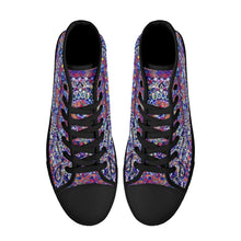 Load image into Gallery viewer, Ti Amo I love you - Exclusive Brand - High-Top Canvas Shoes - Black Soles
