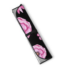 Load image into Gallery viewer, Ti Amo I love you - Exclusive Brand  - Black with  Aundown, Lavender Magenta &amp; Fushia Pink Flowers - Auto Sun Shades
