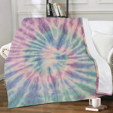 Load image into Gallery viewer, Ti Amo I love you - Exclusive Brand  - Pastel Tie-Dye - Mocro Fleece Blankets
