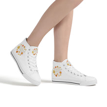 Load image into Gallery viewer, Ti Amo I love you - Exclusive Brand - High-Top Canvas Shoes - White Soles
