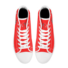 Load image into Gallery viewer, Ti Amo I love you - Exclusive Brand  - High-Top Canvas Shoes - White Soles
