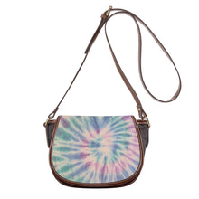 Load image into Gallery viewer, Ti Amo I love you - Exclusive Brand - Pastel Tie-Dye - Saddle Bag
