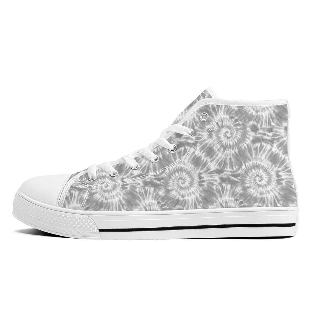 Ti Amo I love you - Exclusive Brand  - High-Top Canvas Shoes - White Soles