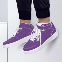 Load image into Gallery viewer, Ti Amo I love you - Exclusive Brand - Affair Purple - High Top Unisex Sneakers
