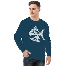 Load image into Gallery viewer, Ti Amo I love you - Exclusive Brand  -  Angry Fish - Men&#39;s Sweatshirt
