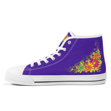 Load image into Gallery viewer, Ti Amo I love you - Exclusive Brand  - High-Top Canvas Shoes - White Soles
