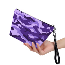 Load image into Gallery viewer, Ti Amo I love you - Exclusive Brand - Minsk, Grape 2, Mauve 2, Fushia Blue &amp; Jacarta Camouflage - Sling Cosmetic Bag
