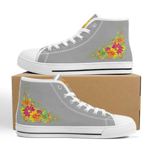 Load image into Gallery viewer, Ti Amo I love you - Exclusive Brand  - High-Top Canvas Shoes - White Soles
