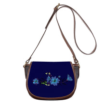 Load image into Gallery viewer, Ti Amo I love you - Exclusive Brand - Stratos - Blue Floral - Saddle Bag
