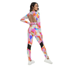 Load image into Gallery viewer, Ti Amo I love you - Exclusive Brand - Women&#39;s 2pc Sport Set - Backless Top + Leggings - Sizes XS-2XL
