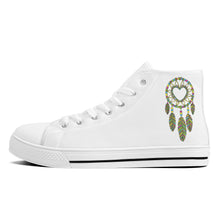 Load image into Gallery viewer, Ti Amo I love you - Exclusive Brand  - High-Top Canvas Shoes - White Soles
