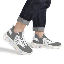 Load image into Gallery viewer, Ti Amo I love you - Exclusive Brand  - Dove Gray - Mens / Womens - Air Max React Sneakers - White Soles
