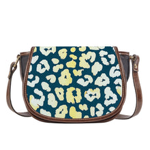 Load image into Gallery viewer, Ti Amo I love you - Exclusive Brand - Elephant, Pastel Grey, Chalky - Animal Pattern - Saddle Bag
