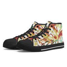 Load image into Gallery viewer, Ti Amo I love you - Exclusive Brand - High-Top Canvas Shoes - Black Soles
