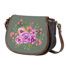 Load image into Gallery viewer, Ti Amo I love you - Exclusive Brand - Fossil - Floral Bouquet -  Saddle Bag
