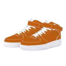 Load image into Gallery viewer, Ti Amo I love you - Exclusive Brand - Alloy Orange - High Top Unisex Sneakers
