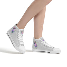 Load image into Gallery viewer, Ti Amo I love you  - Exclusive Brand - High-Top Canvas Shoes - White Soles
