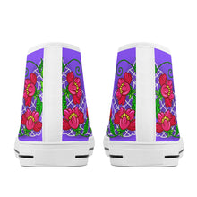 Load image into Gallery viewer, Ti Amo I love you - Exclusive Brand - High-Top Canvas Shoes - White Soles
