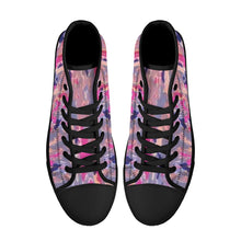 Load image into Gallery viewer, Ti Amo I love you - Exclusive Brand - High-Top Canvas Shoes - Black Soles
