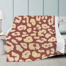 Load image into Gallery viewer, Ti Amo I love you - Exclusive Brand  - Au Chico, Dairy Cream &amp; New Orleans Animal Print -  Micro Fleece Blankets
