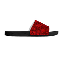 Load image into Gallery viewer, Ti Amo I love you  - Exclusive Brand - Snowflake - Womens / Children  / Youth  - Slide Sandals - Black Soles
