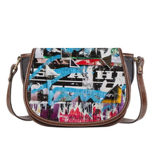 Load image into Gallery viewer, Ti Amo I love you - Exclusive Brand - Graffiti -  Saddle Bag
