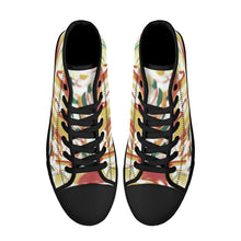 Load image into Gallery viewer, Ti Amo I love you - Exclusive Brand - High-Top Canvas Shoes - Black Soles
