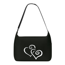 Load image into Gallery viewer, Ti Amo I love you - Exclusive Brand - Marshland - Double White Heart - Journey Computer Shoulder Bag
