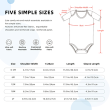 Load image into Gallery viewer, Ti Amo I love you - Exclusive Brand - Baby Short Sleeve Baby Onesie - One-Piece Bodysuit Romper Onesie - Sizes 0-24mths
