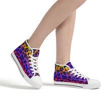 Load image into Gallery viewer, Ti Amo I love you - Exclusive Brand - High-Top Canvas Shoes - White Soles
