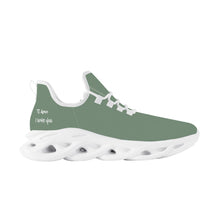 Load image into Gallery viewer, Ti Amo I love you - Exclusive Brand  - Spanish Green - Mens / Womens - Flex Control Sneakers- White Soles
