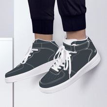 Load image into Gallery viewer, Ti Amo I love you - Exclusive Brand - Arsenic - High Top Unisex Sneakers
