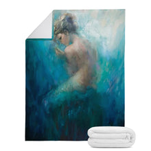 Load image into Gallery viewer, Ti Amo I love you - Exclusive Brand - Mermaid - Micro Fleece Blankets
