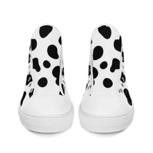 Load image into Gallery viewer, Ti Amo I love you - Exclusive Brand  - High-Top Canvas Shoes - White Soles
