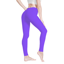 Load image into Gallery viewer, Ti Amo I love you - Exclusive Brand  - Light Purple - Angry Fish - Womens / Teen Girls  / Womens Plus Size  - Yoga Leggings - Sizes XS-3XL
