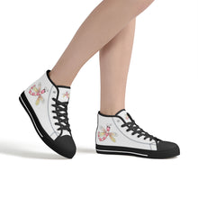 Load image into Gallery viewer, Ti Amo I love you - Exclusive Brand - Firefly - High-Top Canvas Shoes - Black Soles
