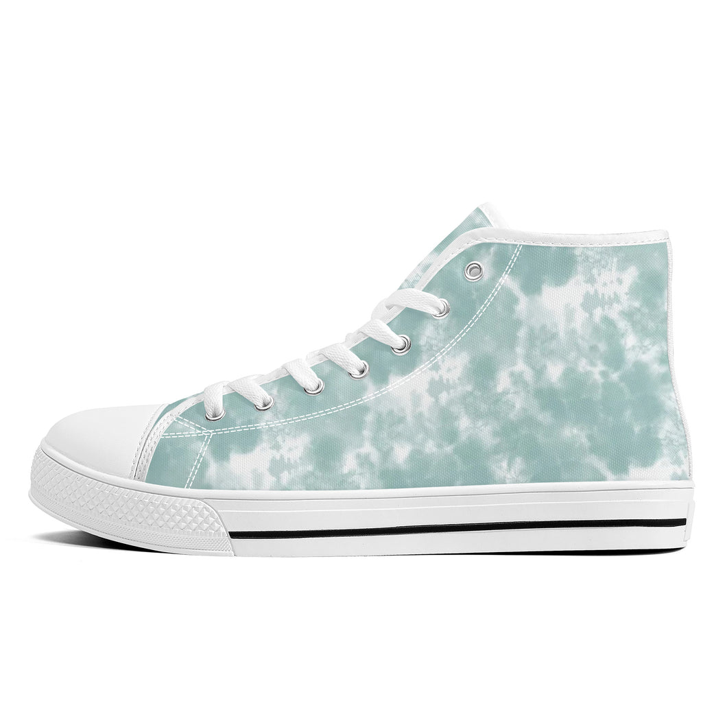 Ti Amo I love you - Exclusive Brand  - High-Top Canvas Shoes - White Soles