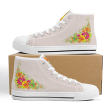 Load image into Gallery viewer, Ti Amo I love you - Exclusive Brand - High-Top Canvas Shoes - White Soles
