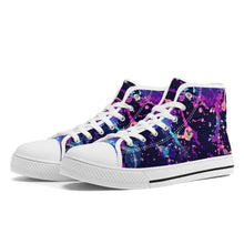 Load image into Gallery viewer, Ti Amo I love you - Exclusive Brand  - High-Top Canvas Shoes - White Soles
