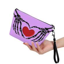 Load image into Gallery viewer, Ti Amo I love you - Exclusive Brand  - Perfume - Skeleton Hands with Heart - Sling Cosmetic Bag
