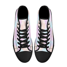 Load image into Gallery viewer, Ti Amo I love you - Exclusive Brand - High-Top Canvas Shoes - Black Soles
