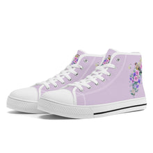 Load image into Gallery viewer, Ti Amo I love you - Exclusive Brand - High-Top Canvas Shoes - White Soles
