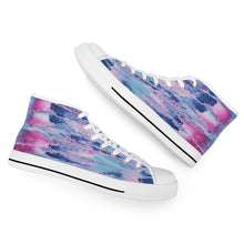 Load image into Gallery viewer, Ti Amo I love you - Exclusive Brand  - High-Top Canvas Shoes - White Soles
