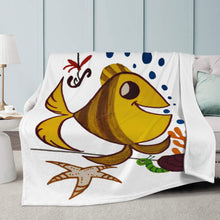 Load image into Gallery viewer, Ti Amo I love you - Exclusive Brand - White - Fish - Blankets
