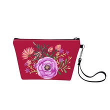 Load image into Gallery viewer, Ti Amo I love you - Exclusive Brand - Cardinal - Floral - Sling Cosmetic Bag
