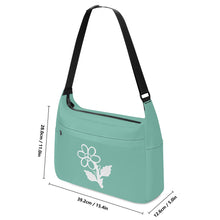 Load image into Gallery viewer, Ti Amo I love you - Exclusive Brand - Neptune - White Daisy - Journey Computer Shoulder Bag
