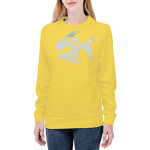 Load image into Gallery viewer, Ti Amo I love you - Exclusive Brand  - Mustard Yellow - Angry Fish - Women&#39;s Sweatshirt
