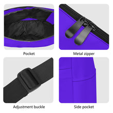Load image into Gallery viewer, Ti Amo I love you - Exclusive Brand - Dark Purple - Double Script Heart - Journey Computer Shoulder Bag
