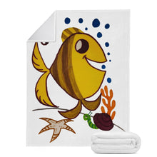 Load image into Gallery viewer, Ti Amo I love you - Exclusive Brand - White - Fish - Blankets
