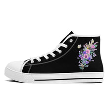 Load image into Gallery viewer, Ti Amo I love you - Exclusive Brand - High-Top Canvas Shoes - White Soles
